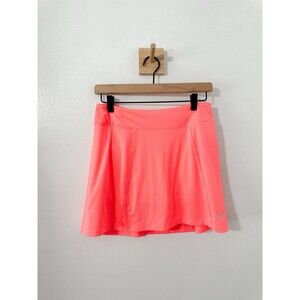 NIKE Precision Knit Golf Skort Small Neon Orange Pink Tennis Pickleball athletic